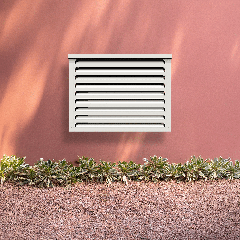 Petit cache clim blanc